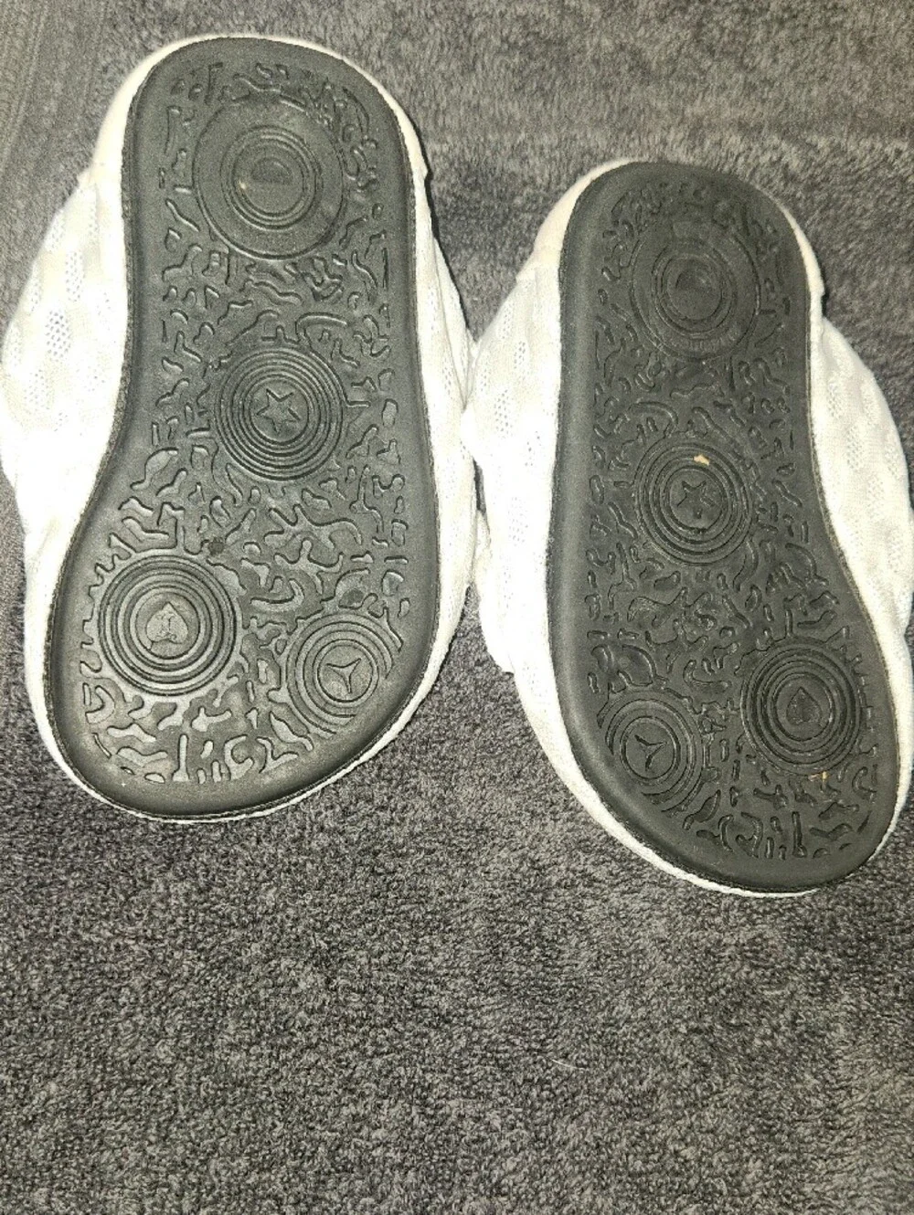 Baby Water Shoes - Breathable Cream Mesh Slip-Ons